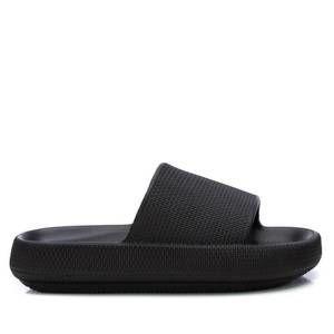 NEW XTI women's rubber flat sandals in black